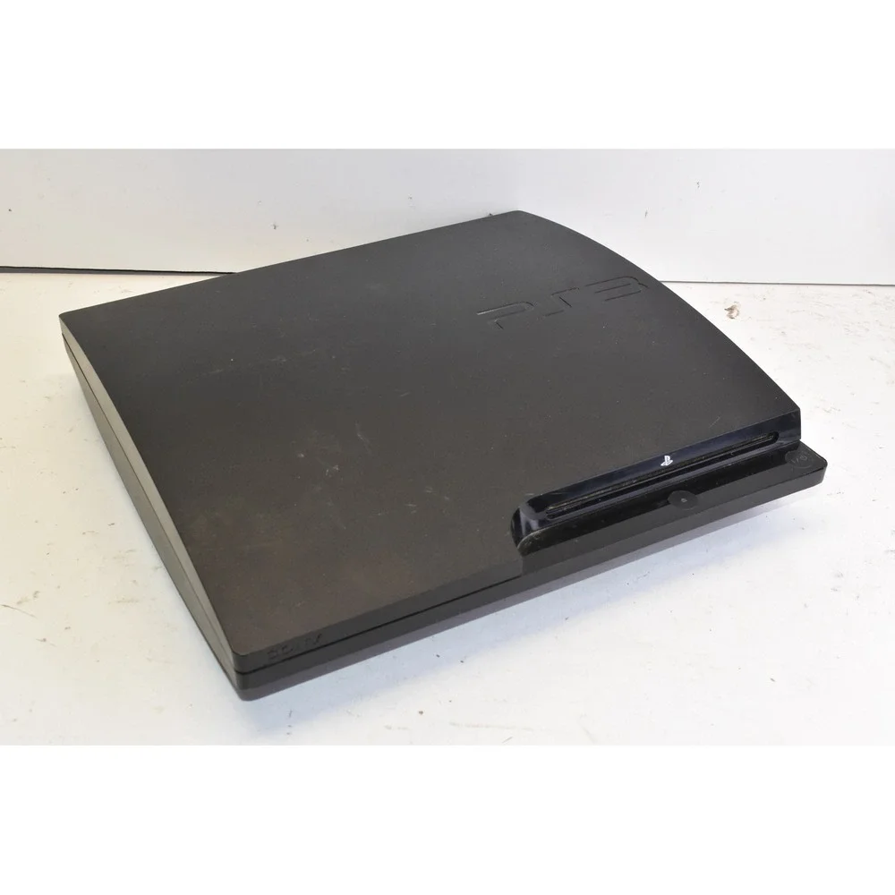 Sony PlayStation 3 Slim Charcoal Black Console CECH-3001A 160GB Works- READ